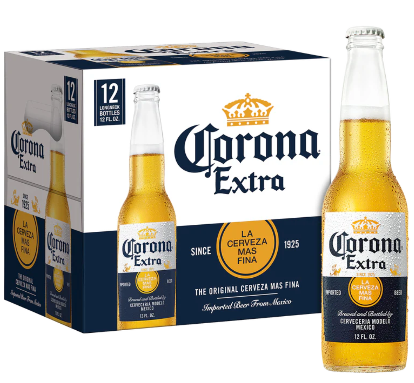Corona Extra 12pk 12oz Btl 4.6% ABV