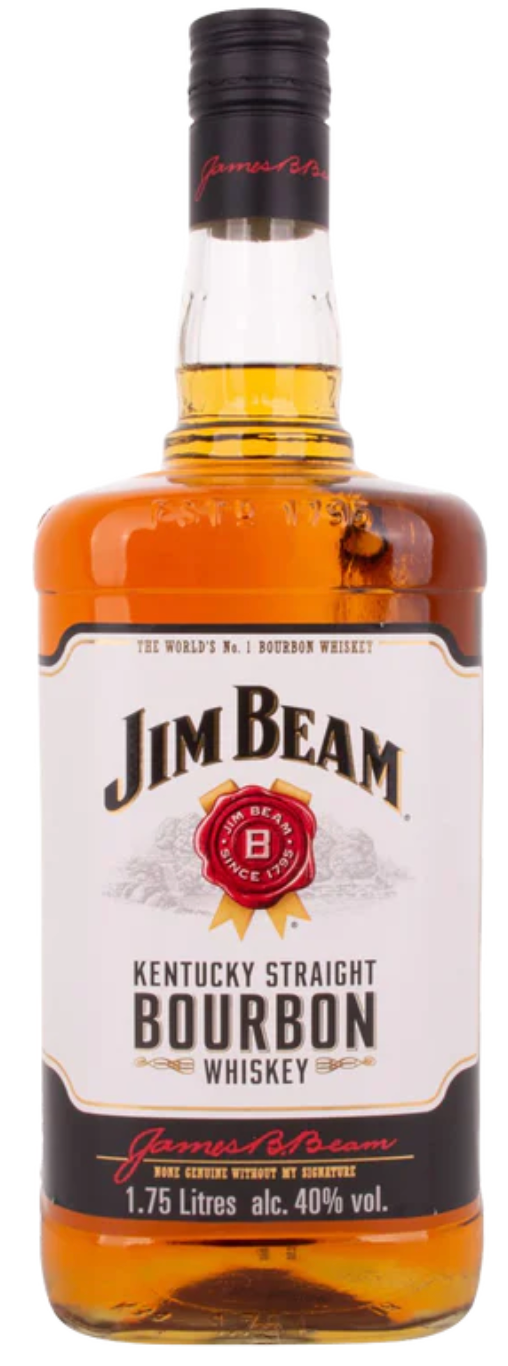 Jim Beam Bourbon Whiskey 1.75L (80 Proof)