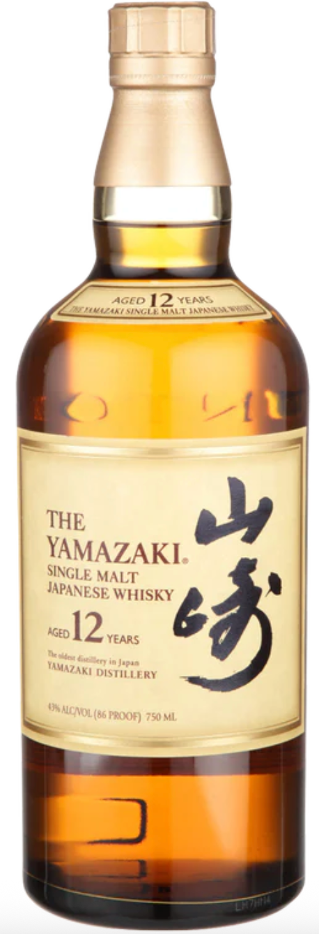 Yamazaki 12 Yr Single Malt Japanese Whisky 750ml
